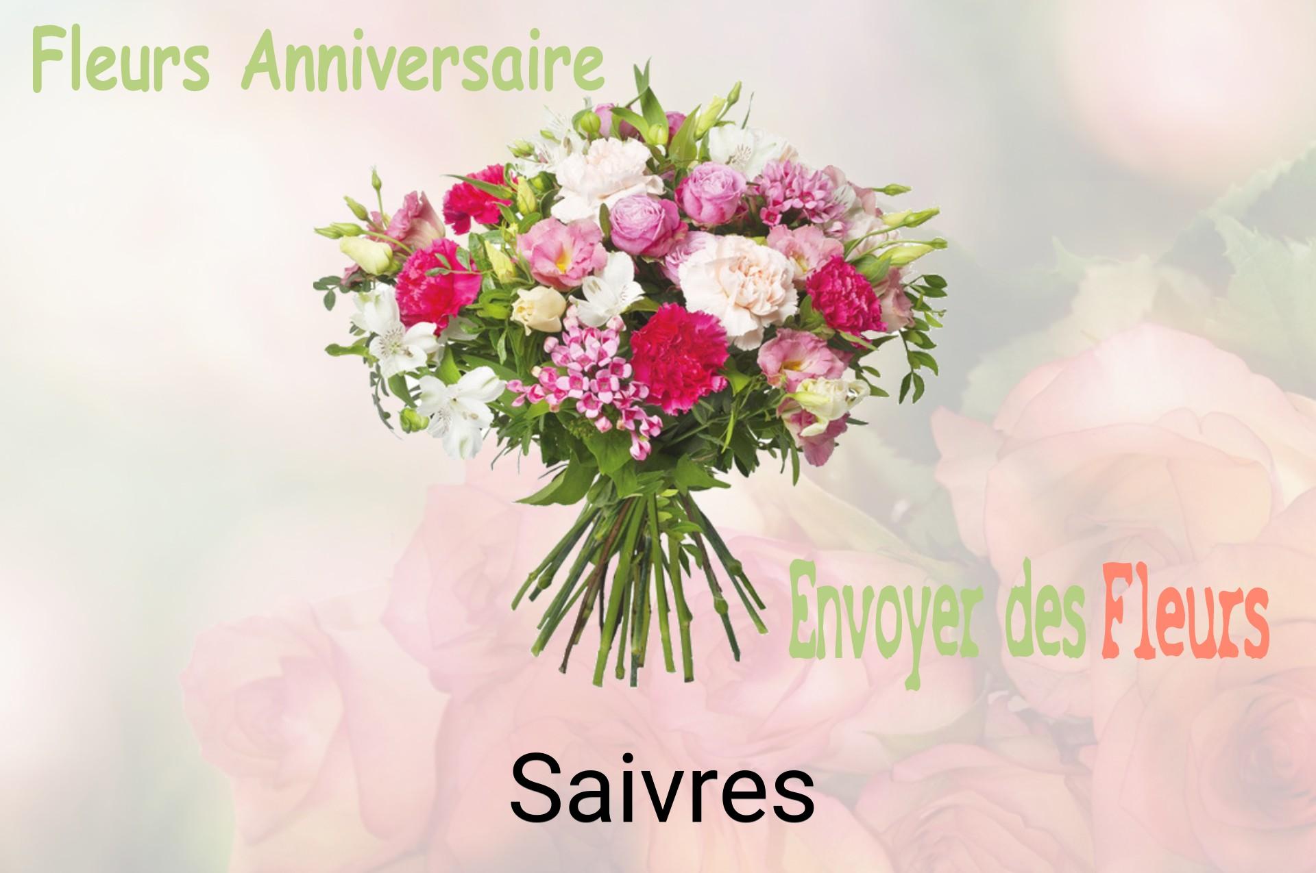Bouquet de fleurs d’anniversaire livré à Saivres
